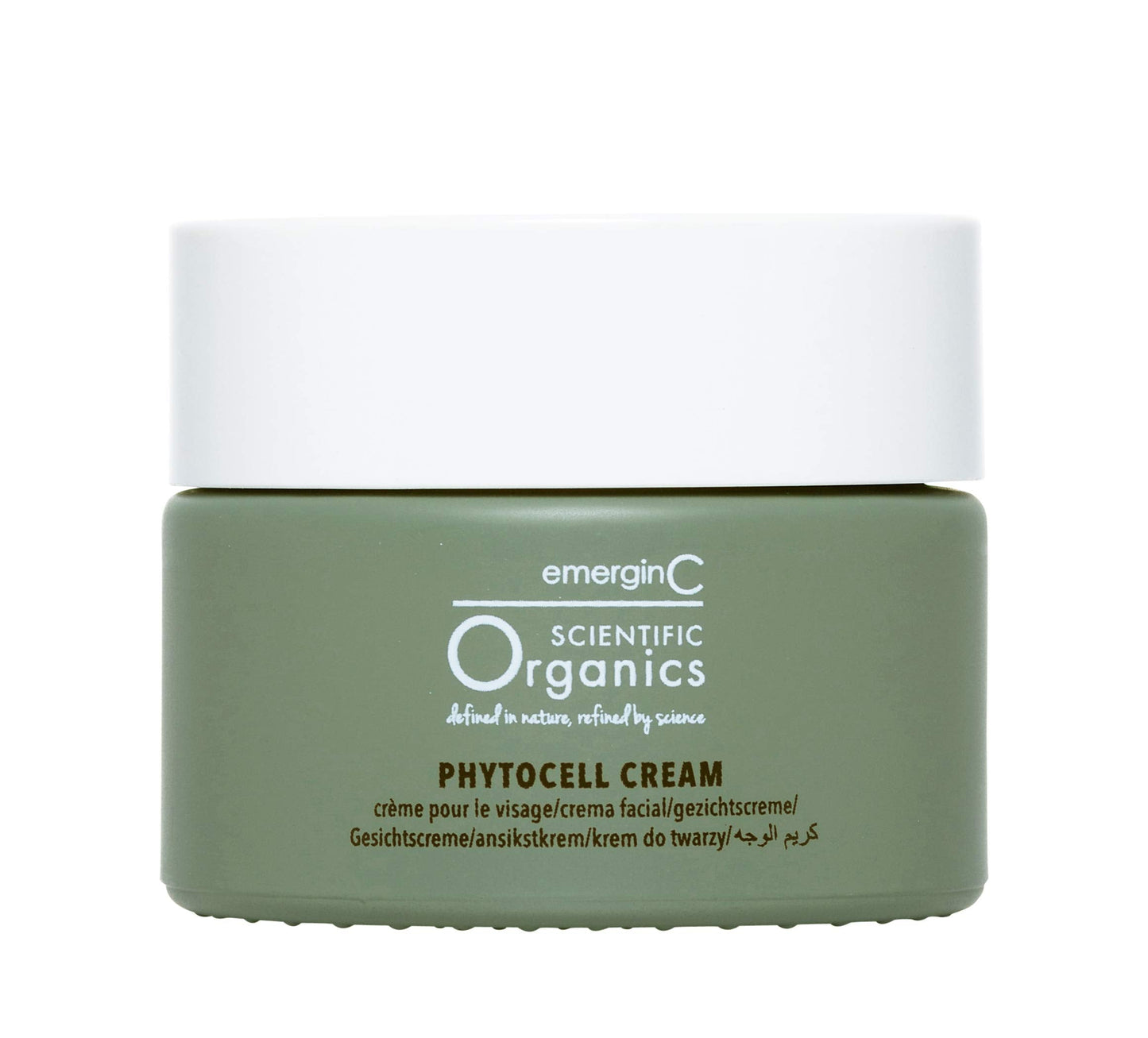 emerginC Scientific Organics Phytocell Anti-Aging Cream – Hydrating Plant Stem Cell Facial Moisturizer (50 ml)