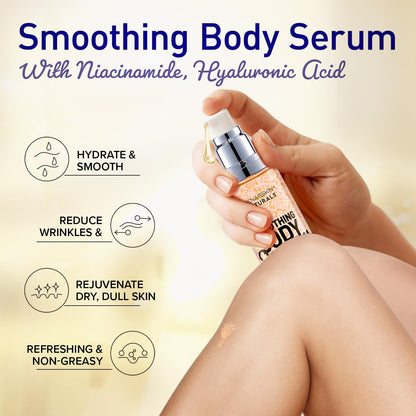 Enaskin Naturals Smoothing Body Serum Lotion – Hydrating Anti-Wrinkle Firming with Hyaluronic Acid & Niacinamide