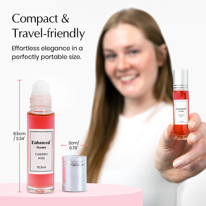 Enhanced Scents Cherry Kiss Pheromone Perfume for Women – Cherry Vanilla & Peony