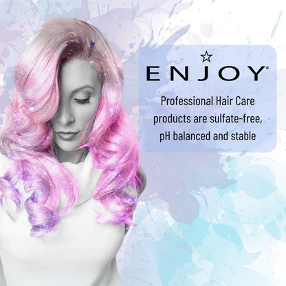 Enjoy Texture & Volume Spray for Curly Hair – Anti-Frizz Conditioning Detangler | 3.4 Fl Oz