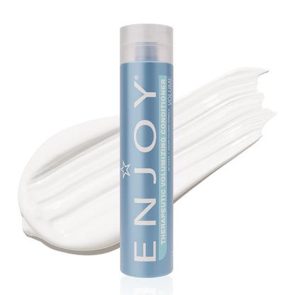 Enjoy Therapeutic Volumizing Conditioner for Fine & Thinning Hair – Peppermint & Menthol, Color-Safe, 10 oz