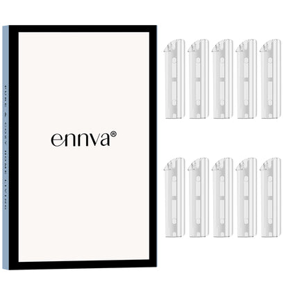 ENNVA Metal Razor Replacement Blades – Pack of 10 | Stainless Steel, Made in Japan