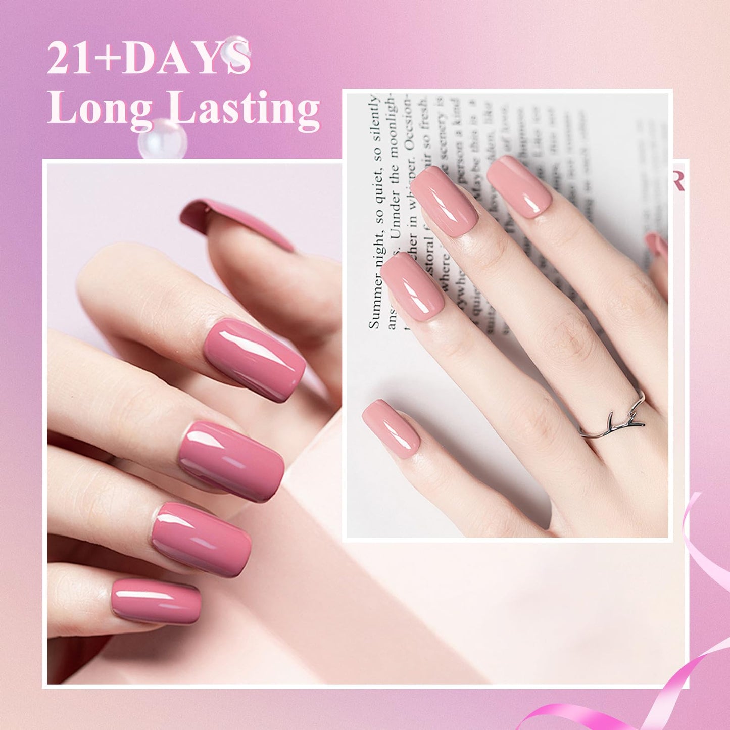 EODCI Gel Nail Kit with 168W Lamp — 33 Colors, All-in-One Home Salon