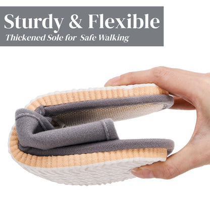 Eorbow 10 Pack Washable House Slippers – Non-Slip Open-Toe Slippers for Guests