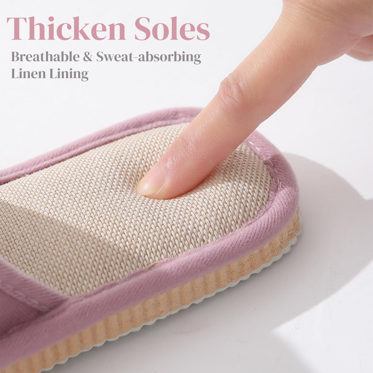 Eorbow 10 Pack Washable House Slippers – Non-Slip Open-Toe Slippers for Guests