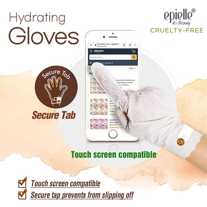 Epielle Hydrating Hand & Foot Masks – Moisturizing Gloves & Socks Spa Kit
