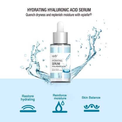 Epielle Hydrating Vitamin C Serum with Hyaluronic Acid — 100% Vegan & Cruelty-Free