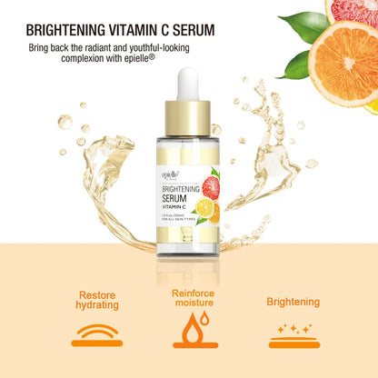 Epielle Hydrating Vitamin C Serum with Hyaluronic Acid — 100% Vegan & Cruelty-Free