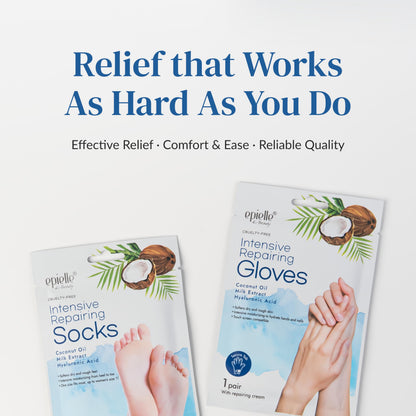 Epielle Intensive Repairing Hand Masks – Deep Moisturizing Gloves (6 Pairs)