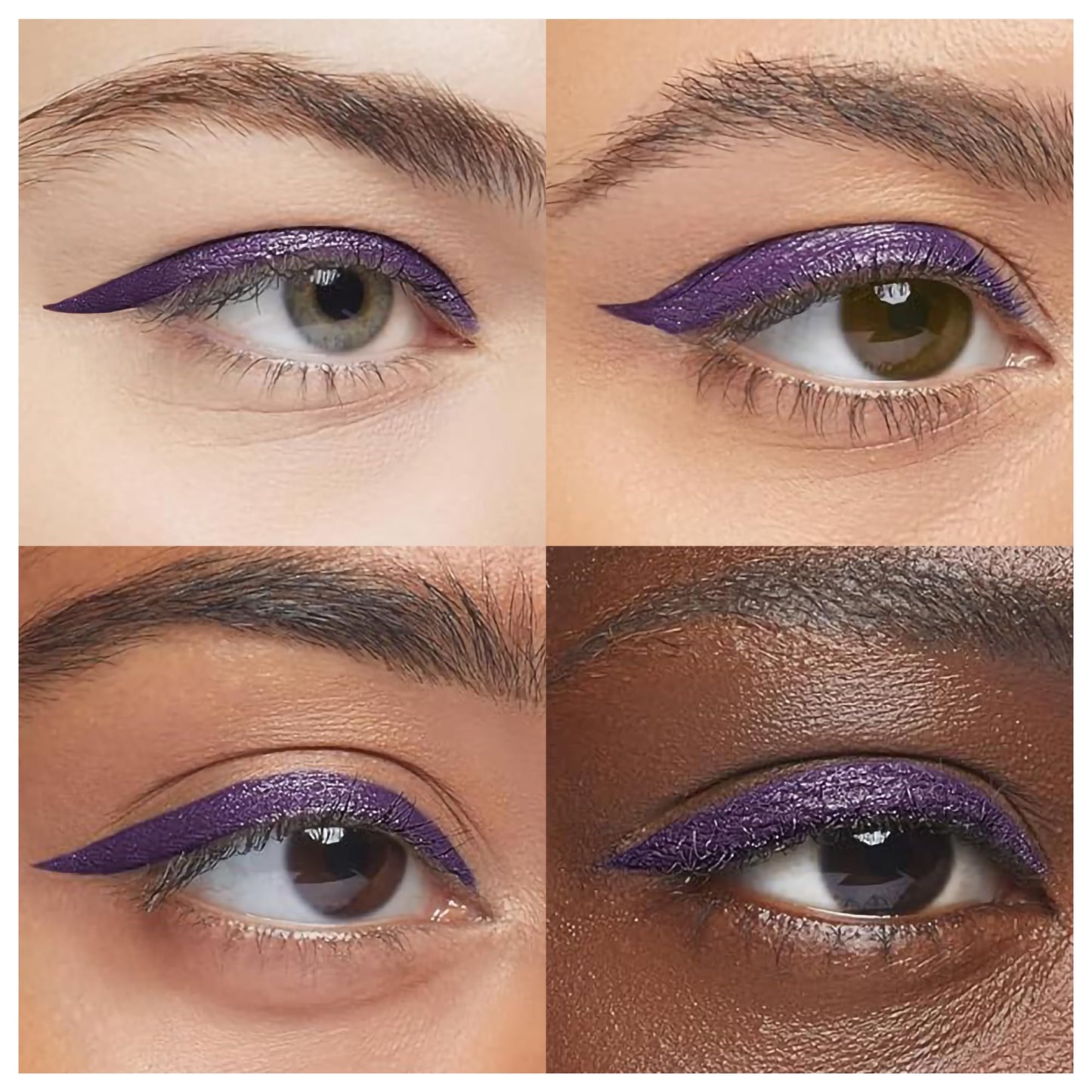EPILYNX Liquid Eyeliner - Hypoallergenic, Waterproof, Vegan, Purple, 2mL