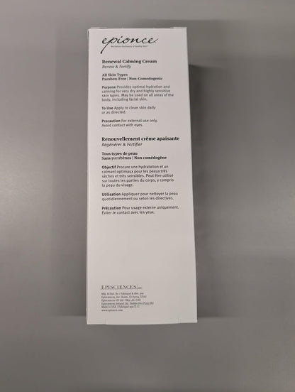 Epionce Renewal Calming Cream – Face & Body Moisturizer for Dry & Sensitive Skin | Barrier Support
