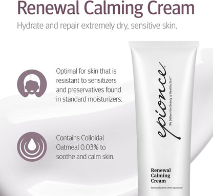 Epionce Renewal Calming Cream – Face & Body Moisturizer for Dry & Sensitive Skin | Barrier Support