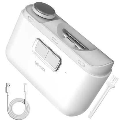 EpixCare Electric Automatic Nail Clipper Trimmer – 2-in-1 Nail Care for All Ages | Rechargeable & Safe