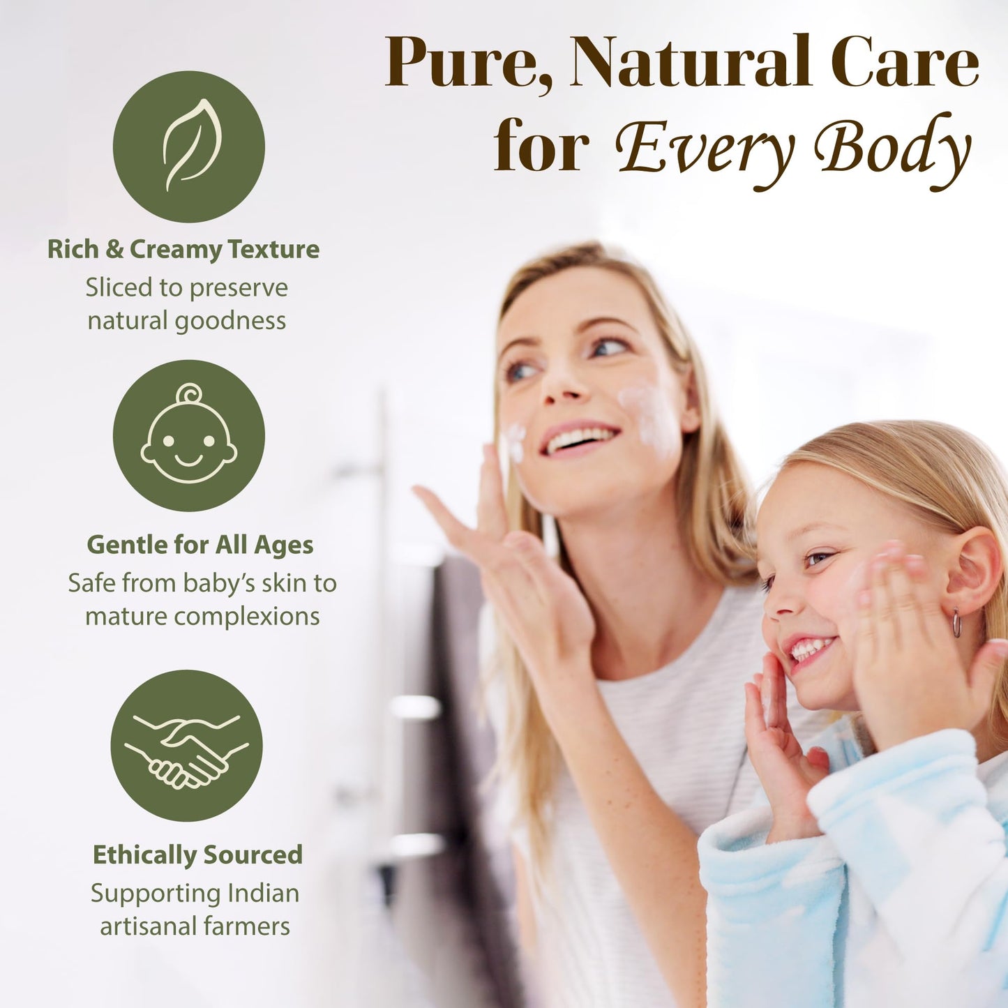 Era of Nature Organic Unrefined Raw African Ivory White Shea Butter 16oz | Moisturizing Skin & Hair, DIY Lip Balm Base