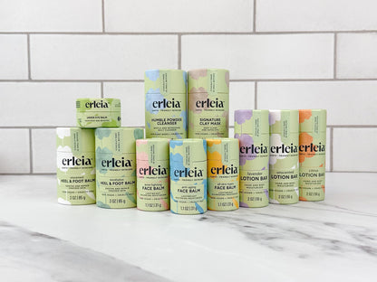 Erleia Travel-Friendly Lotion Bar — Vegan, Cruelty-Free, Plastic-Free, Unscented