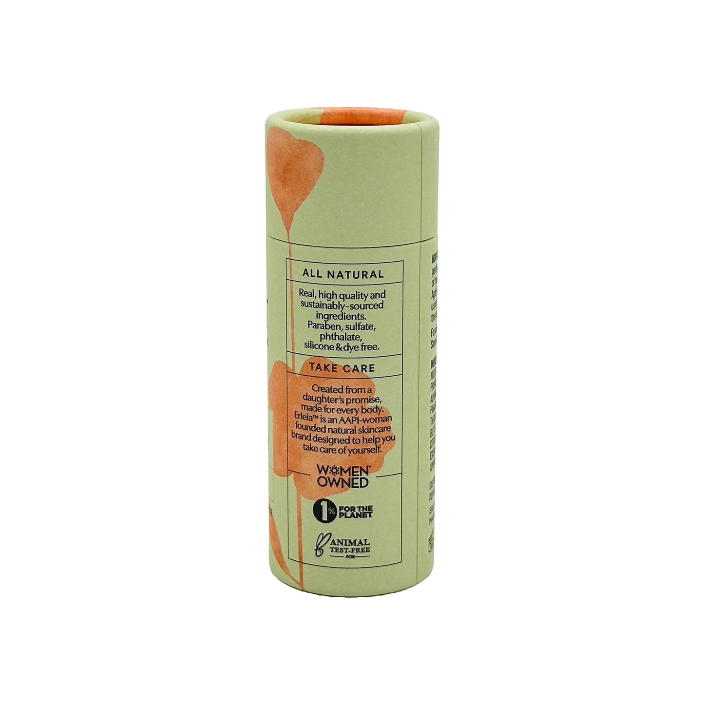 Erleia Travel-Friendly Lotion Bar | Citrus, Vegan & Plastic-Free