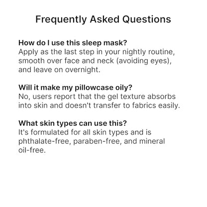 Erno Laszlo Hydra-Therapy Memory Gel Sleep Mask – Overnight Hydration with Antioxidants & Vitamin E (1.35 oz)