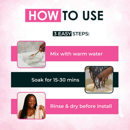 Esha Braid N Slay Detox Powder – Scalp Cleanser for Braids, Locs & Twists (Unscented, 340g)