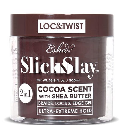 Esha Hair Slick N Slay Braiding Gel Cocoa – Ultra Extreme Hold & Hydration