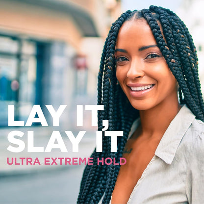 Esha Slick N Slay Braiding Gel – Ultra Hold, Melon (17 oz)