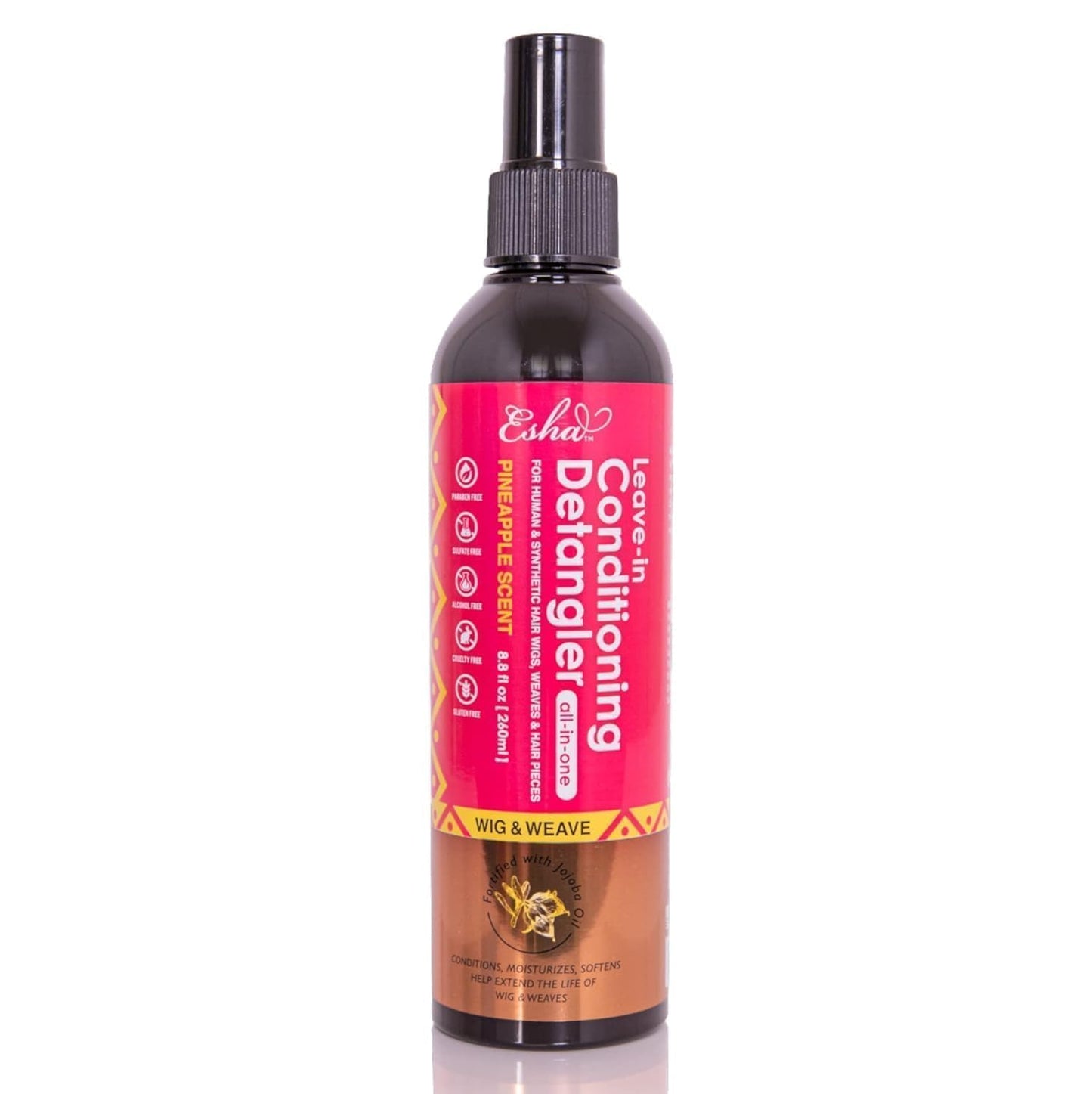 Esha Wig Revival Kit – Wig Shampoo & Detangler for Human Hair & Synthetic Wigs