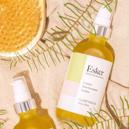 ESKER Scent-Free Clarifying Body Oil for Sensitive Skin | Vegan & Cruelty-Free (4 oz)