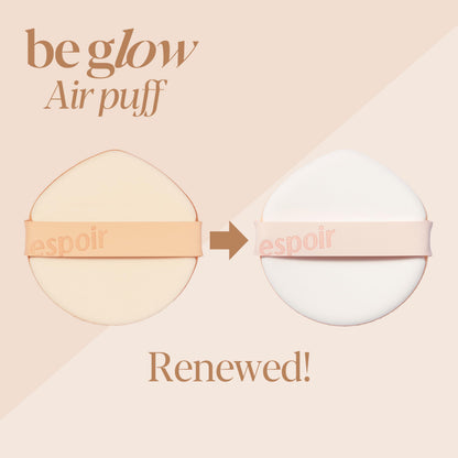 Espoir Be Glow Air Puff 5pc – Soft Sponge for Flawless Cushion & Liquid Makeup