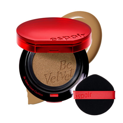 Espoir Be Velvet Cushion Foundation #34.5 Golden Olive — Zero Oxidation, Velvety Finish, 0.46 oz (Vegan)