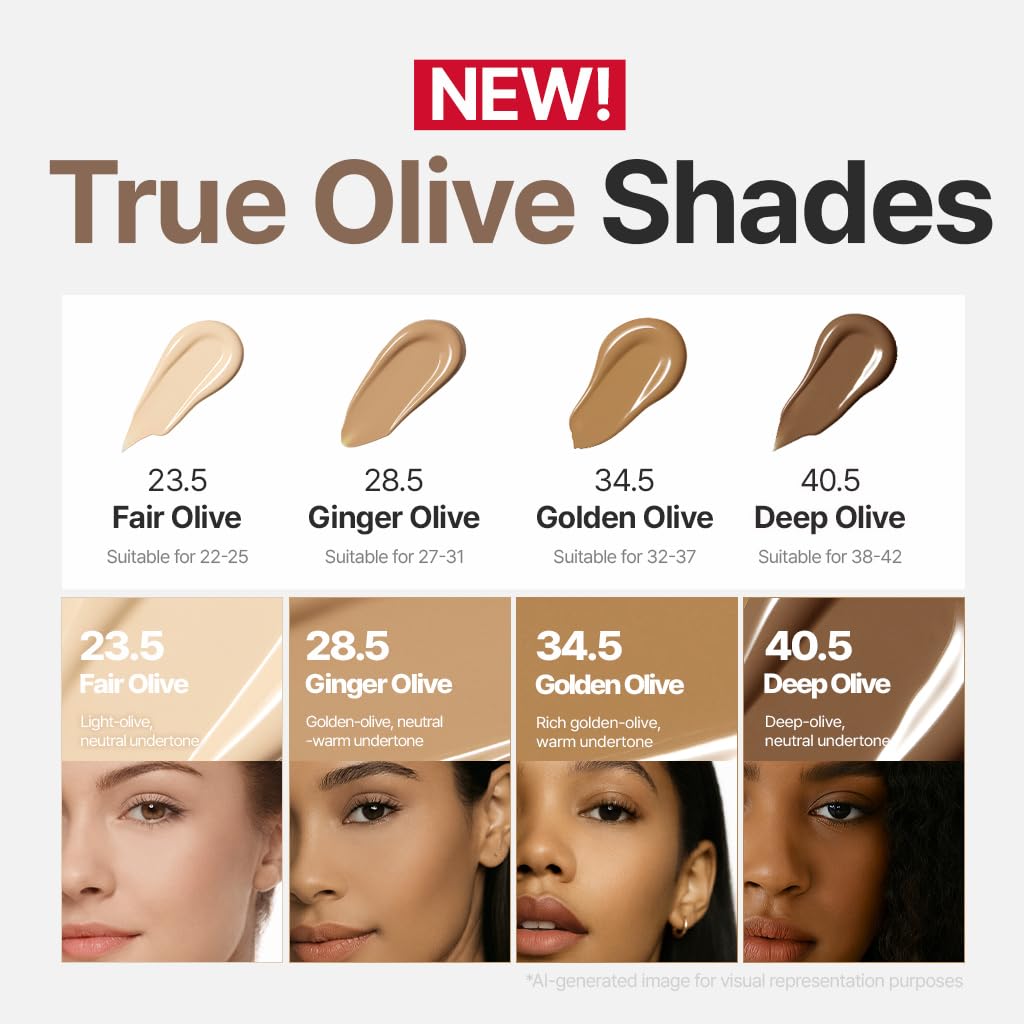 Espoir Be Velvet Cushion Foundation #28.5 Ginger Olive | Long-Lasting Color + Velvet Finish