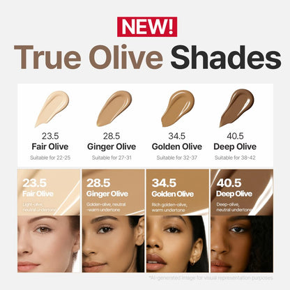 Espoir Be Velvet Cushion Foundation #40.5 Deep Olive | Long-Lasting, Oxidation-Resistant Coverage