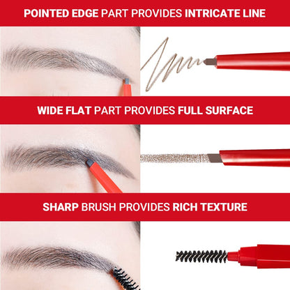 Espoir The Brow Balance Pencil #4 Ash Brown – Natural, Clump-Free Brow Texture | Korean Makeup