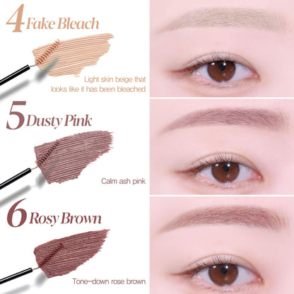 Espoir The Brow Color Fixing Cara Taupe #2 – Non-Clumping, Smudge-Proof Eyebrow Mascara
