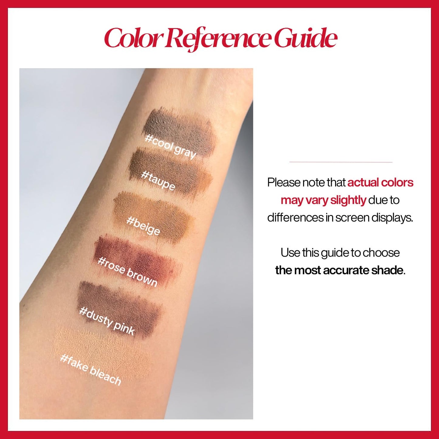 Espoir The Brow Color Fixing Cara Taupe #2 – Non-Clumping, Smudge-Proof Eyebrow Mascara
