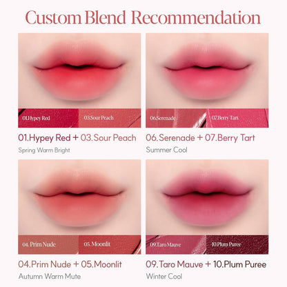 Espoir Couture Lip Tint Fitting Blur Rose Crema — Vegan, Lightweight Semi-Matte Lip Stain