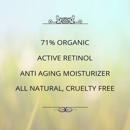 Essence Of Arcadia Retinol Moisturizer Cream 2.5% for Face & Eye Area – Hyaluronic Acid, Vitamin E, Green Tea | 1.7 fl oz