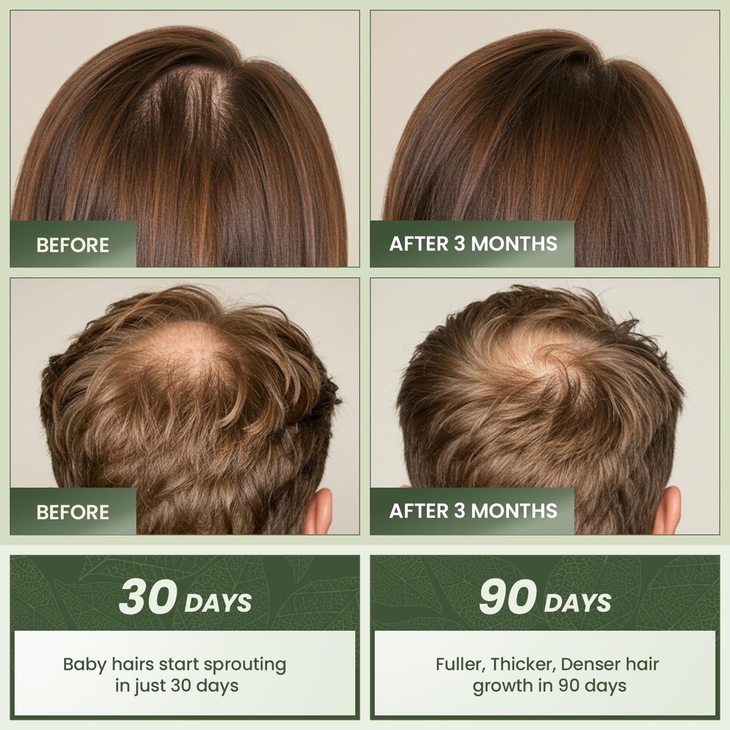 EssyNaturals Advanced Hair Growth Oil with Biotin – Caffeine & Castor Oil for Fuller, Thicker, Longer Hair