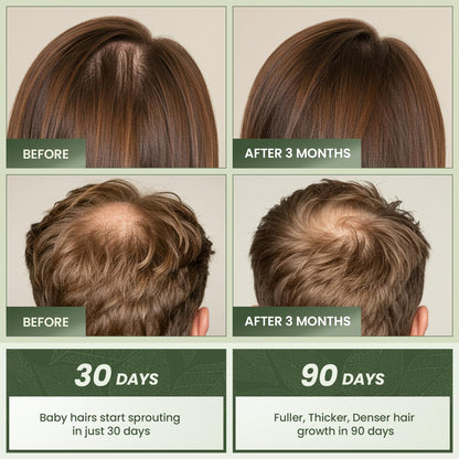 EssyNaturals Advanced Hair Growth Oil with Biotin – Caffeine & Castor Oil for Fuller, Thicker, Longer Hair