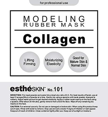 estheSKIN No.101 Collagen Peel-Off Modeling Mask, 35oz – Lifting, Hydration & Firmness