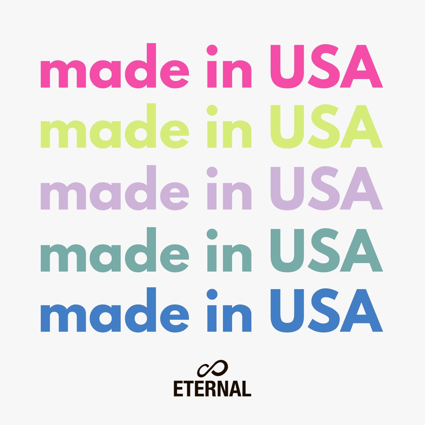 Eternal 5-Color Nail Polish Set – Pink, Green, Blue, Yellow, Purple | Quick-Dry, Non-Toxic, Made in USA