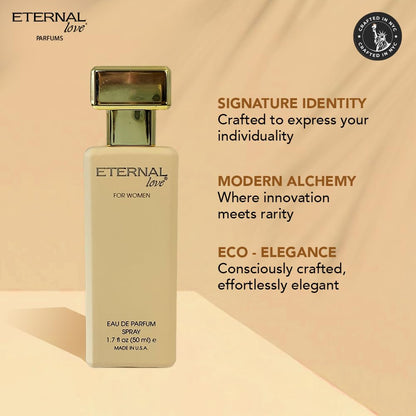Eternal Love for Women – Long Lasting Floral EDP with Peach & Sandalwood | 1.7oz