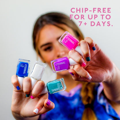 Eternal Nail Polish Set — 5-Piece Tie-Dye Kit, Long-Lasting, Quick-Dry, Cruelty-Free, Made in USA
