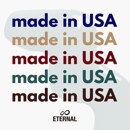 Eternal 5-Piece Nail Polish Set – Beige, Brown, Royal Blue, Red, and More – Fast-Dry, Non-Toxic, Made in USA, 13.5mL