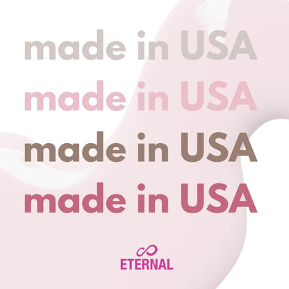 ETERNAL Nude Nail Polish Set for Women (NUDE ROSE GOLD) – 4-Piece Quick-Dry, Long-Lasting, Made in USA