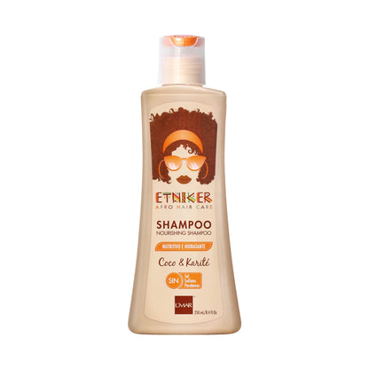 ETNIKER Nourishing Shampoo for Curly & Wavy Hair — Hydration, Softness, Frizz Control