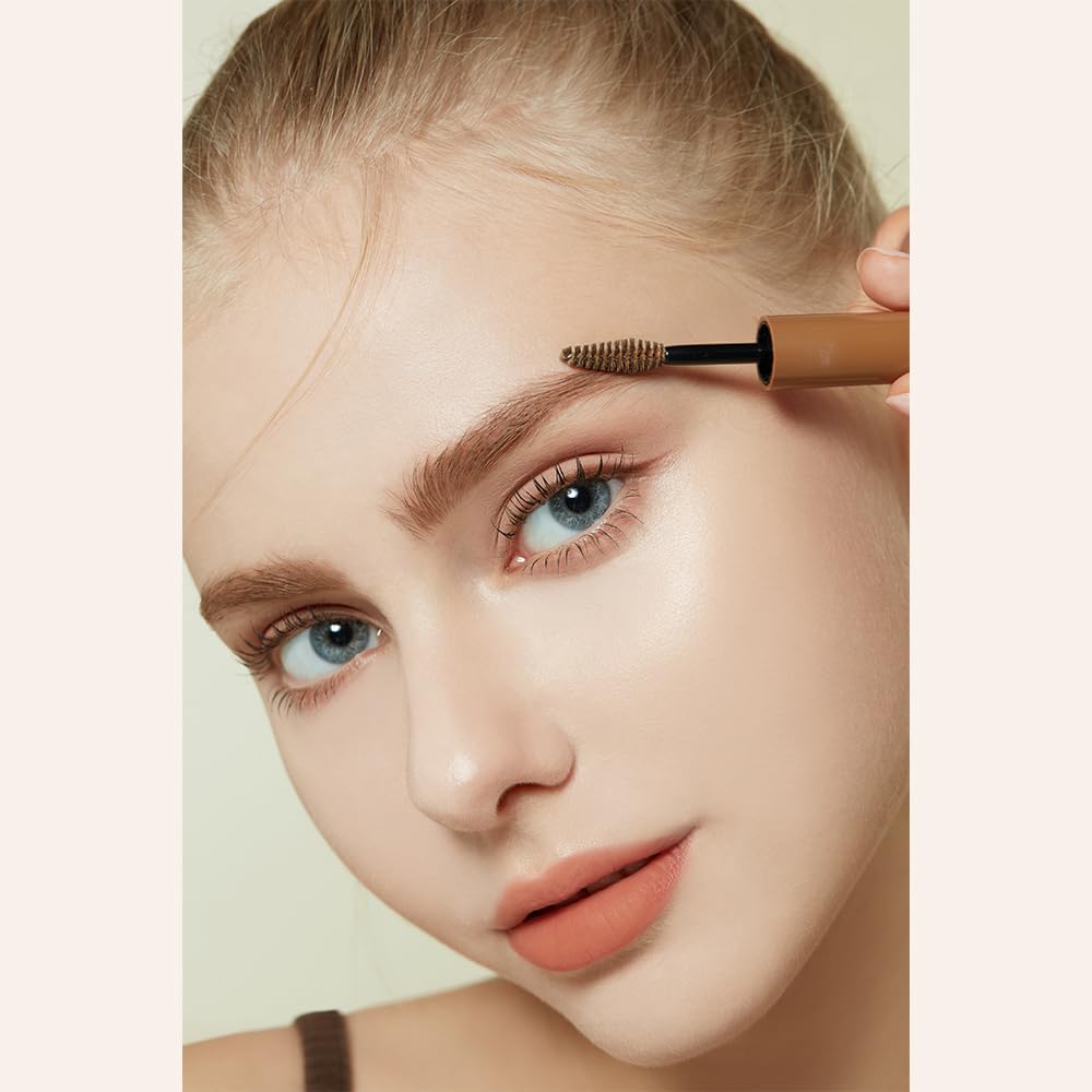 ETUDE Color My Brows Big Size Brow Mascara – 3D Natural Color, Moisturizing Hold