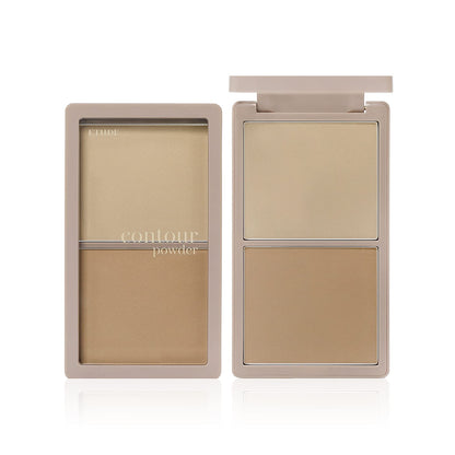 ETUDE Contour Powder Creator | Dual-Color Bronzer & Contour Palette for Natural Definition