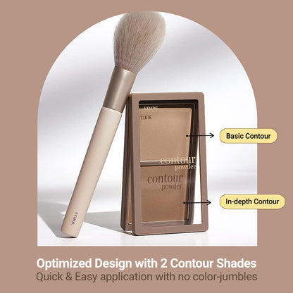 ETUDE Contour Powder Creator | Dual-Color Bronzer & Contour Palette for Natural Definition