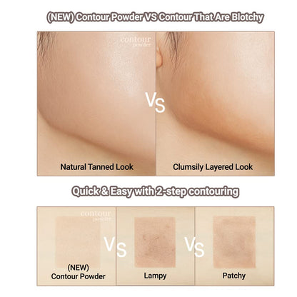 ETUDE Contour Powder Creator | Dual-Color Bronzer & Contour Palette for Natural Definition