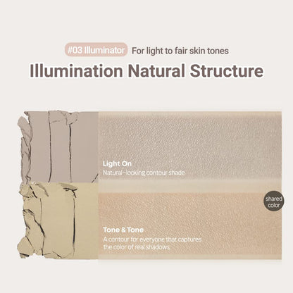 ETUDE Contour Powder - Re-illumination: Bronzer & Contour Palette for Natural Definition