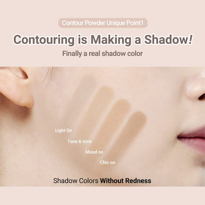 ETUDE Contour Powder - Re-illumination: Bronzer & Contour Palette for Natural Definition